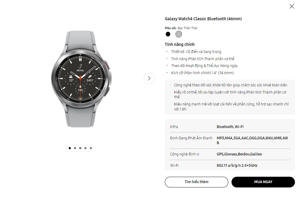 Giá Galaxy Watch 4 Classic 46mm cũ bao nhiêu ?