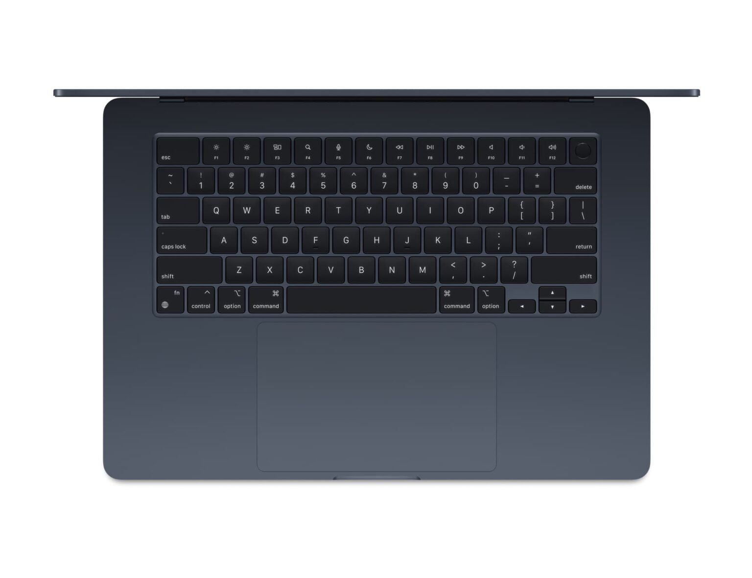 MacBook Air M2 15‑inch còn được trang bị Magic Keyboard với Touch ID