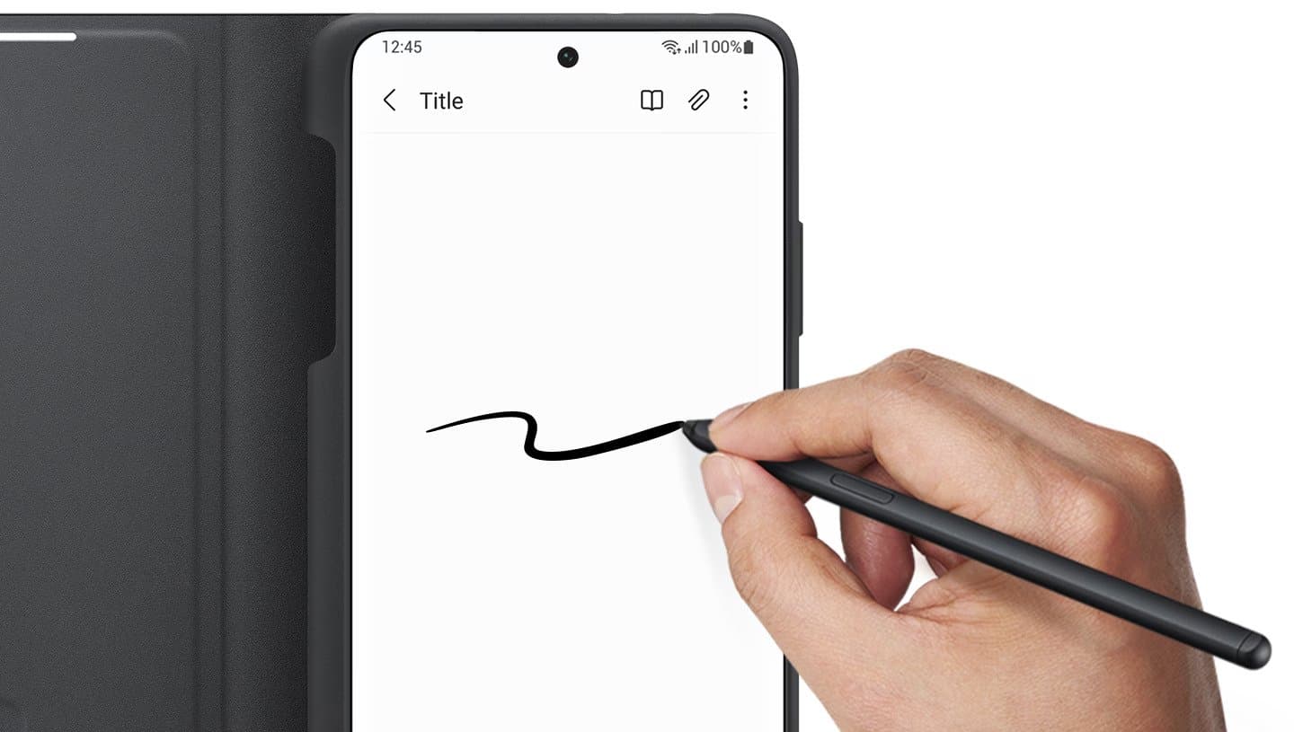 Bút S Pen vẽ tự nhiên chuẩn xác trên Samsung S21 Ultra
