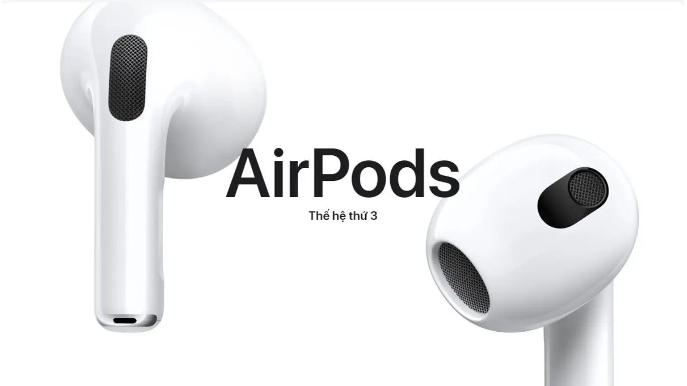 AirPods 3 AM/A Hộp Sạc Lightning – Bản Mỹ AM/A (MPNY3AM/A) , Mới nguyên seal chưa Active. Mua AirPods 3 AM/A – Chính hãng, Giá rẻ, Sẵn hàng tại TheTekCoffee. Chúng tôi chuyên cung cấp AirPods 3 AM/A giá tốt nhất tại HCM.