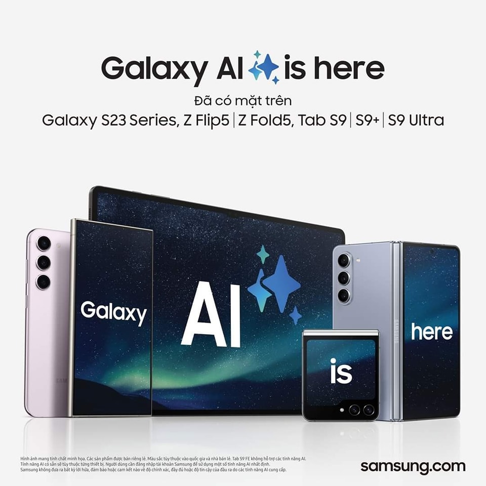 Ngày 28 tháng 3, Samsung đã chính thức triển khai bản cập nhật One UI 6.1, mang đến Galaxy AI cho các thiết bị cũ hơn, bao gồm dòng Galaxy S23, Galaxy S23 FE, Galaxy Z Flip 5 và Galaxy Z Fold 5.