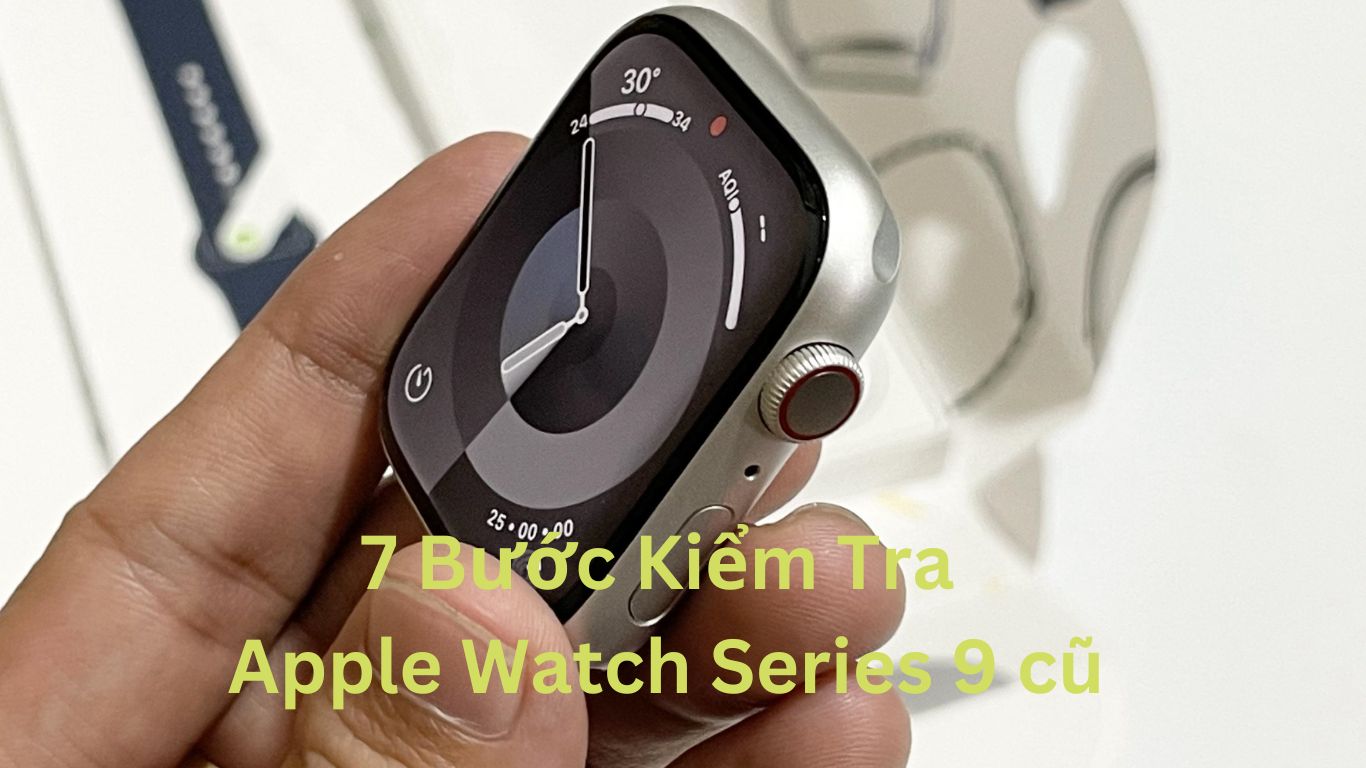 Khi mua một chiếc Apple Watch Series 9 cũ, việc kiểm tra kỹ càng trước khi quyết định mua là vô cùng quan trọng. Với các tính năng và công nghệ mới nhất, Apple Watch là một trong những thiết bị đeo thông minh được ưa chuộng nhất hiện nay. Tuy nhiên, việc mua một chiếc cũ cũng có những rủi ro nếu không kiểm tra kỹ lưỡng. Trong bài viết này, chúng ta sẽ cùng tìm hiểu 7 bước kiểm tra Apple Watch Series 9 cũ cần thực hiện để đảm bảo rằng chiếc Apple Watch Series 9 cũ mà bạn định mua là chính hãng và hoạt động tốt.