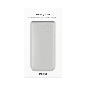 Sạc Dự Phòng 20,000 mAh 45W - Chính Hãng Samsung | Tốc Độ Sạc Nhanh Siêu Đỉnh