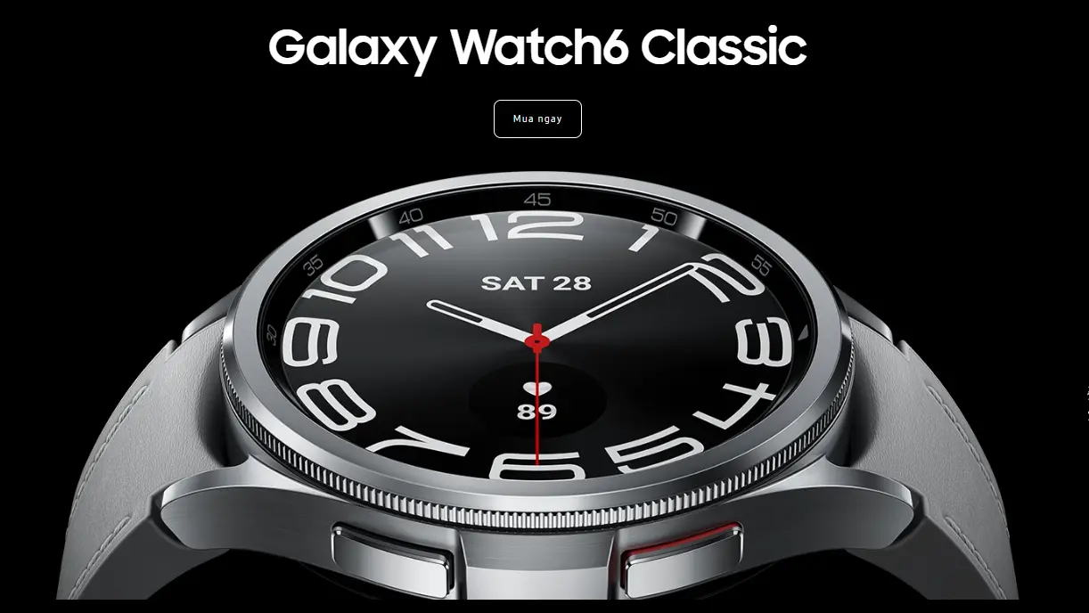 Samsung Galaxy Watch 6 Classic đã trở lại mạnh mẽ, đem đến cho người dùng trải nghiệm đỉnh cao với những cải tiến vượt trội về thiết kế, phần cứng và phần mềm. Với sự quay trở lại của viền xoay vật lý, Galaxy Watch 6 Classic hứa hẹn sẽ là lựa chọn hàng đầu cho những ai yêu thích công nghệ và thời trang.