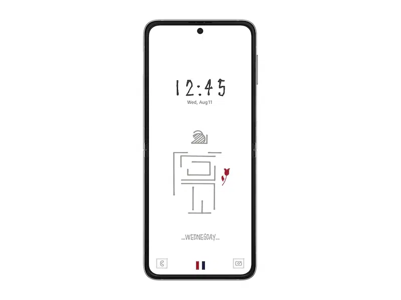 Galaxy Z Flip3 Thom Browne Edition