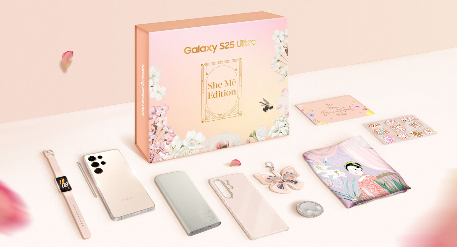 Bộ Quà Galaxy S25 Ultra She Mê Chính Hãng – Chỉ 83 Bộ Giới Hạn Toàn Quốc!