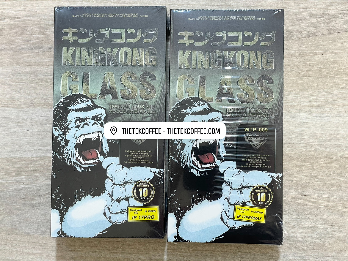 Dán Cường Lực iPhone Tại Gò Vấp – King Kong, 9D, Trong Suốt Giá Tốt | TheTekCoffee