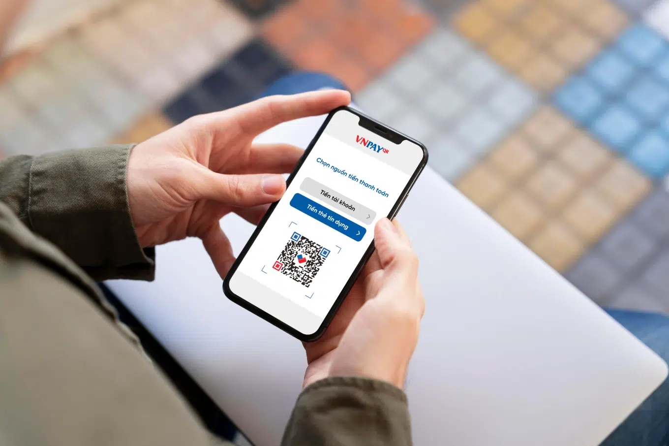 Thanh toán thẻ tín dụng qua VNPAY QR tại TheTekCoffee