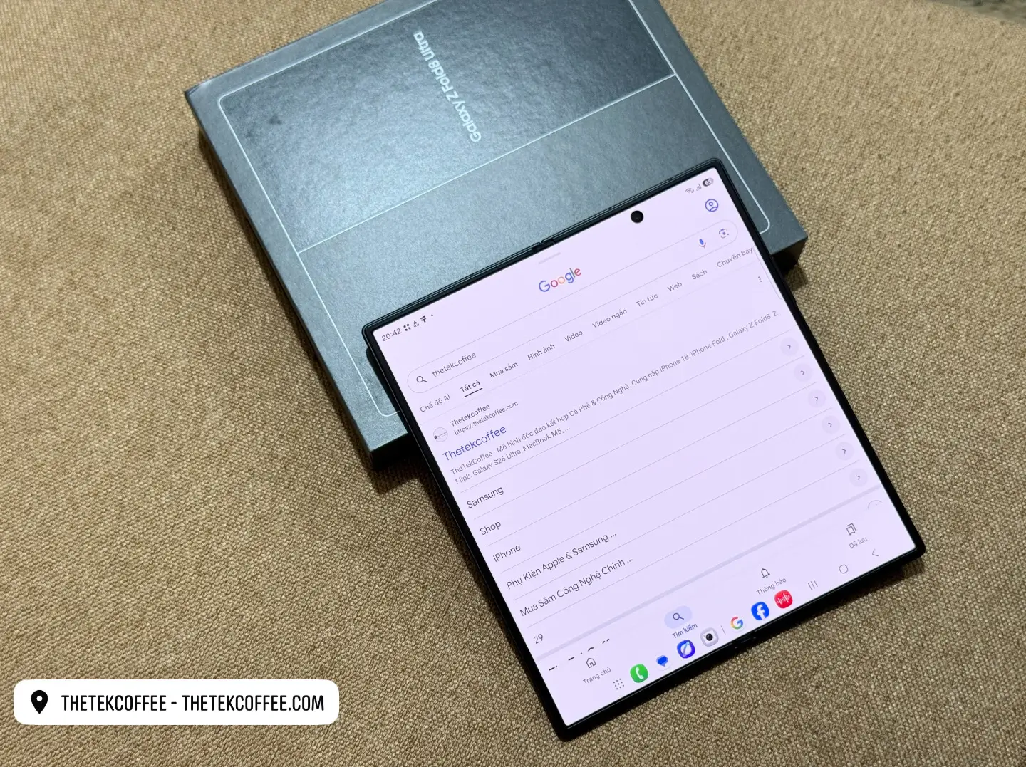 Galaxy Z Fold8 Ultra Cũ 99% - Like New Chính Hãng Samsung | TheTekCoffee